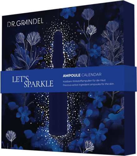 Dr. Grandel Adventskalender 2025 Let´s Sparkle befüllt mit 25 beliebten Wirkstoffampullen