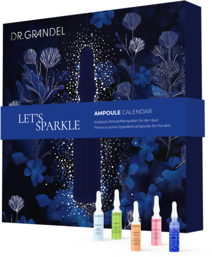Dr. Grandel Adventskalender 2025 Let´s Sparkle befüllt mit 25 beliebten Wirkstoffampullen