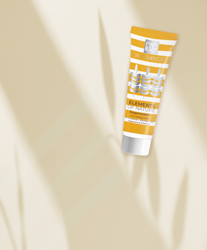 Dr. Grandel Elements of Nature Regeneration 75 ml Sondergröße festigende Pflege mit Vitamin E und Soja Isoflavon für anspruchsvolle, regenerationsbedürftige Haut