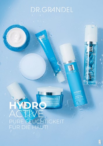 DR. GRANDEL HYDRO ACTIVE Hyaluron Power Eye Gel 20 ml - Kühlendes Augengel für alle Hauttypen - glättet & kühlt
