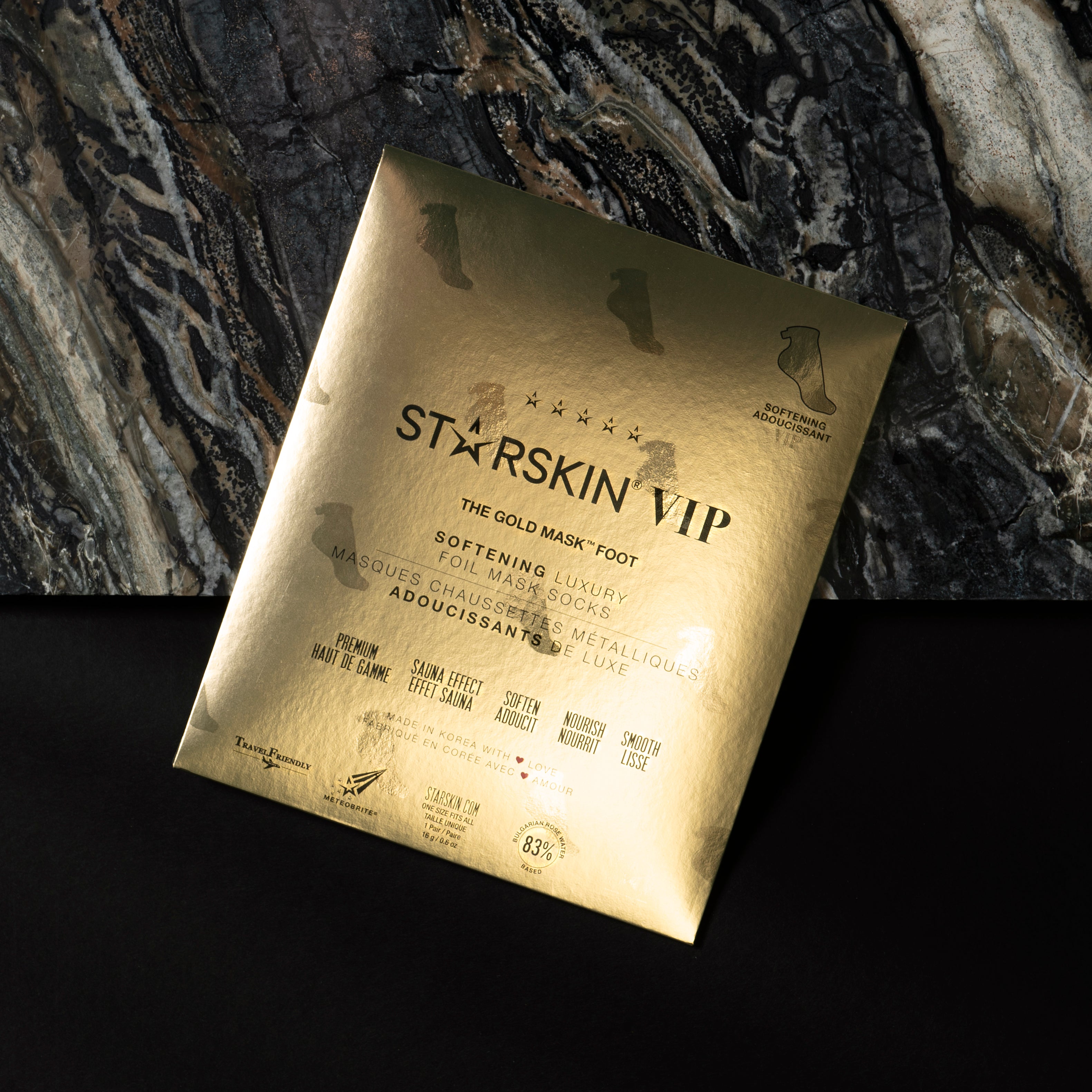 Starskin VIP THE GOLD MASK™ - Pflegende Luxus Sockenmaske für die Füße - kosmetikkaufen.shop