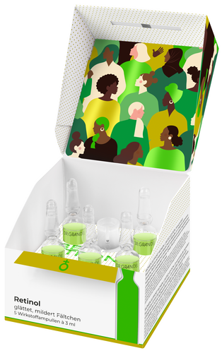 GRANDEL AMPOULE SELECTION Celebrate Women - Be Strong! - Wirkstoffampullen Retinol - glättende Wirkstoffampulle - glättet, mildert Fältchen