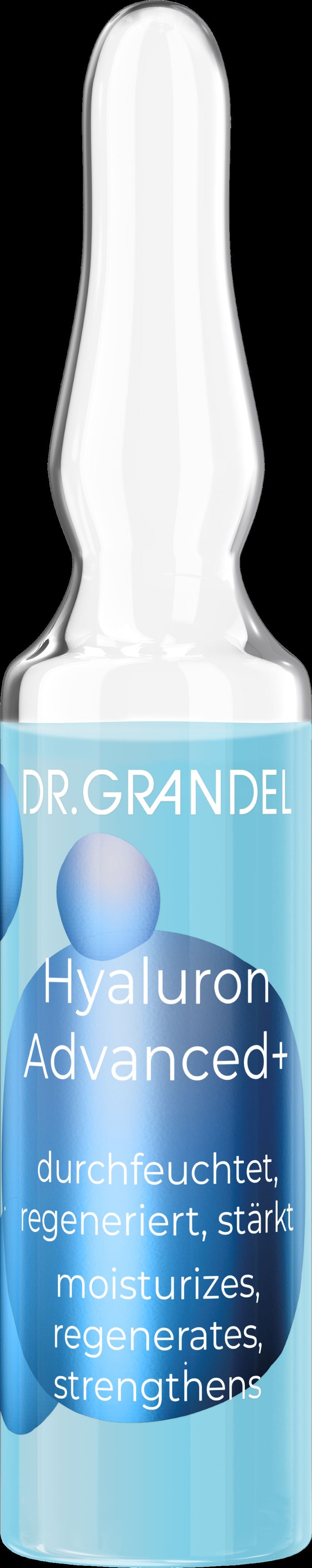 Dr. Grandel Ampoule Excellence Hyaluron Advanced+ 5x 3 ml spendet intensive Feuchtigkeit durch 10-fach Hyaluron