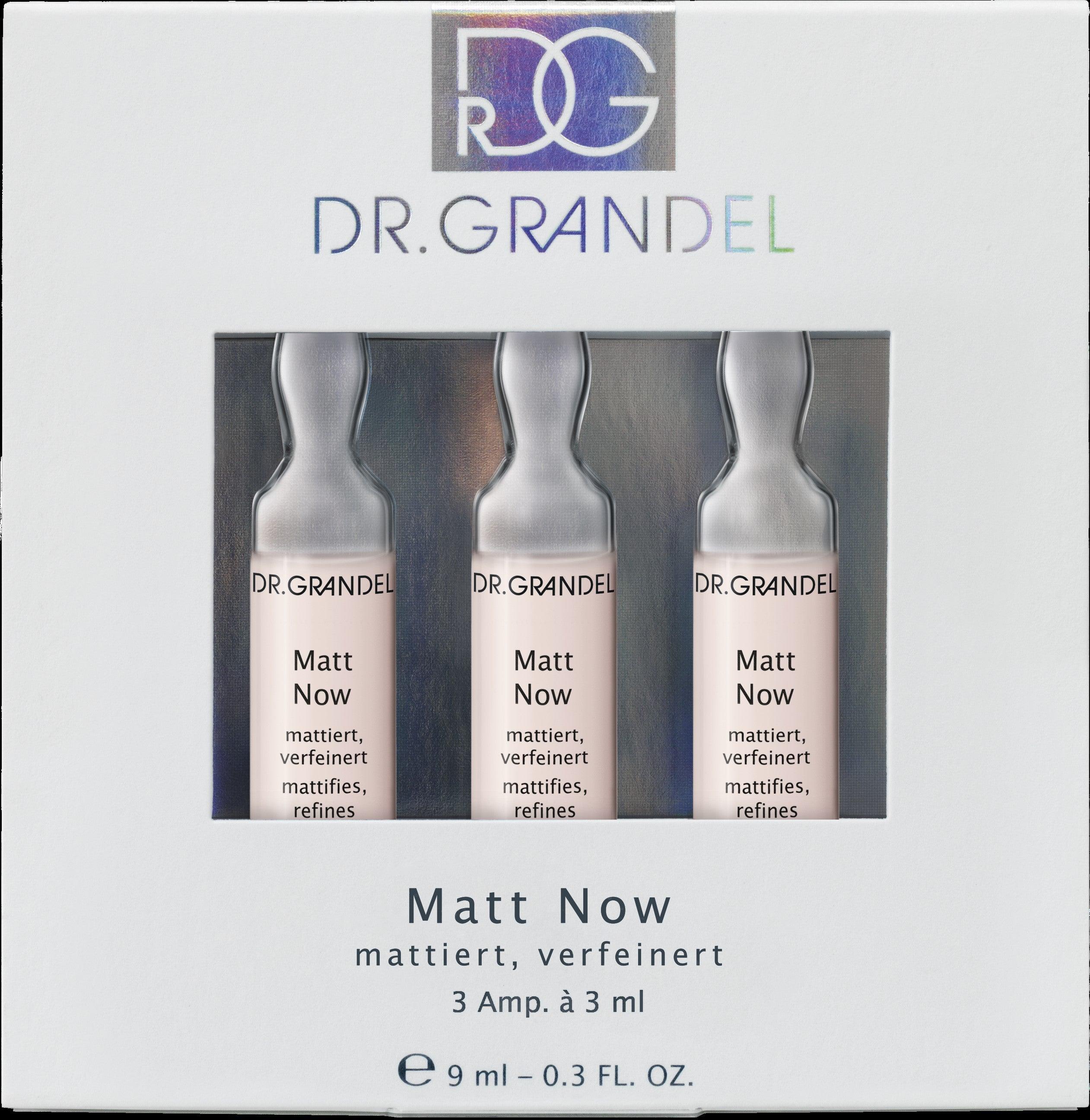 Dr. Grandel Matt Now Wirkstoffampullen 3 x 3 ml mattiert und verfeinert - kosmetikkaufen.shop