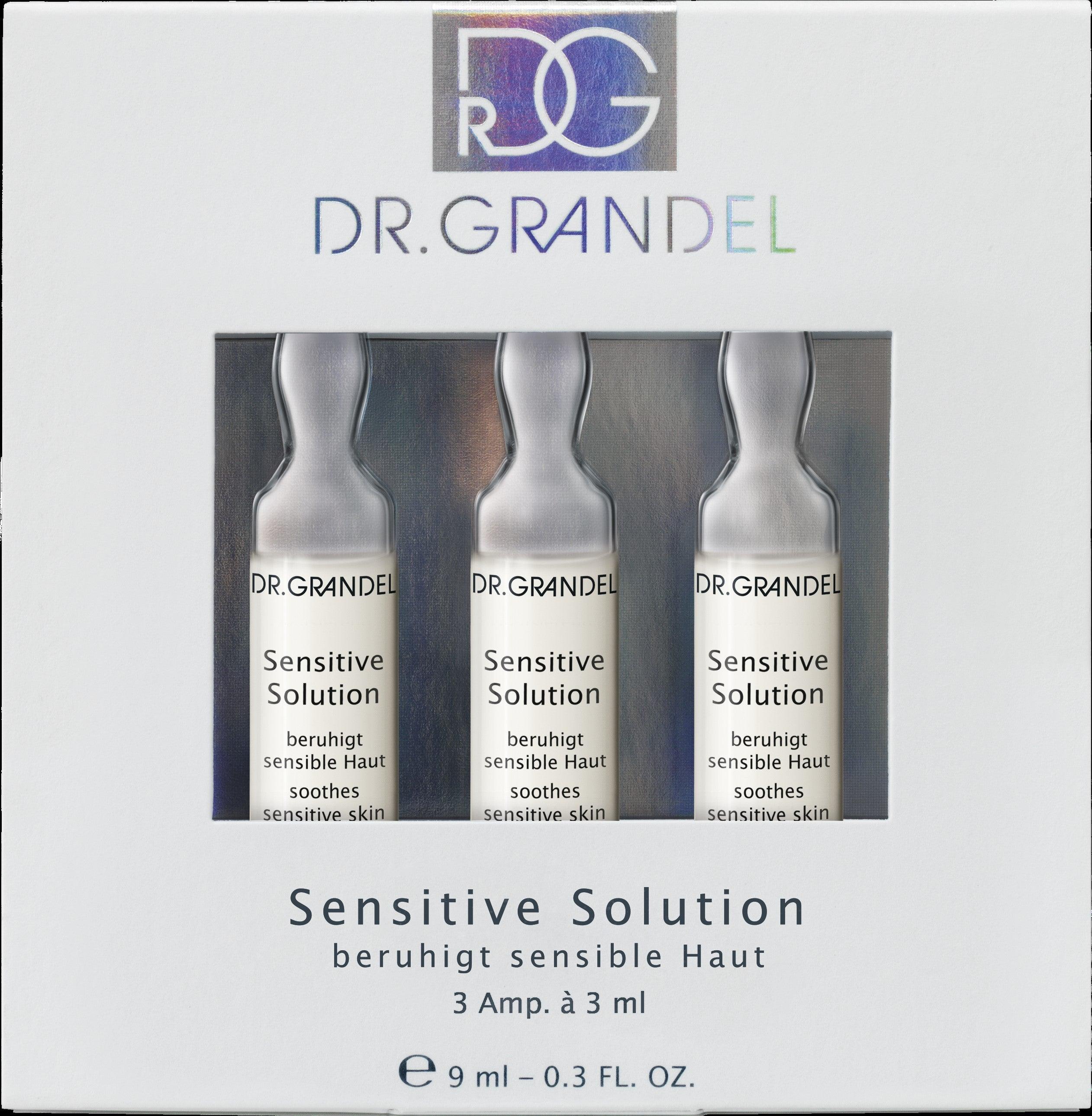 Dr. Grandel Sensitive Solution Wirkstoffampullen 3 x 3 ml beruhigt sensible Haut - kosmetikkaufen.shop