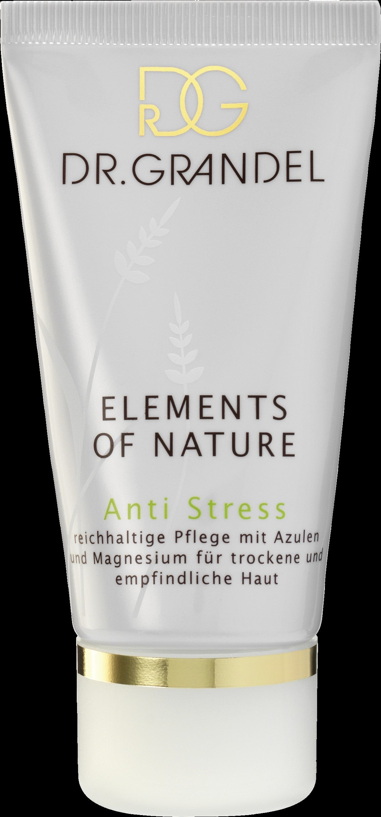 Dr. Grandel Elements of Nature Anti Stress 50 ml reichhaltige Pflege mit Azulen und Magnesium für trockene und empfindliche Haut - kosmetikkaufen.shop