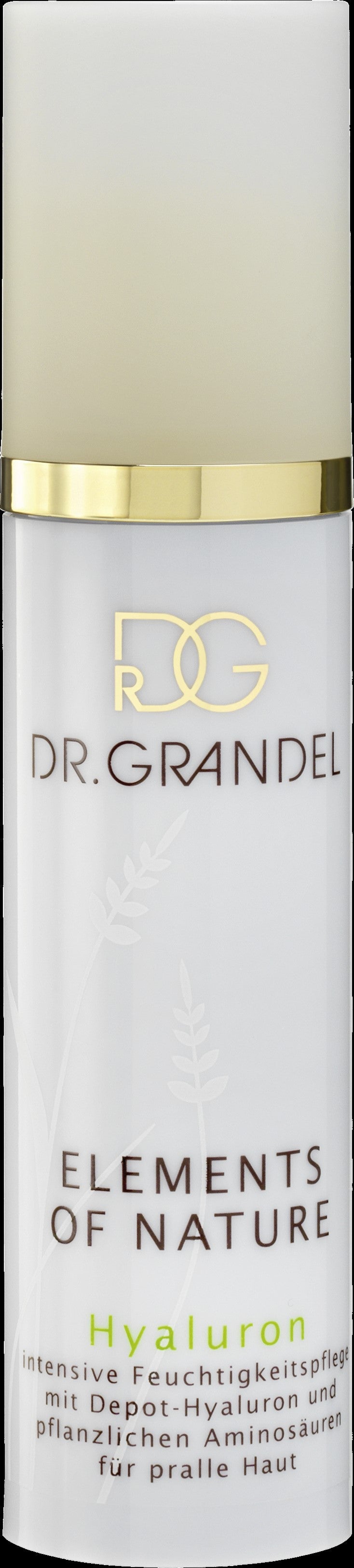 Dr. Grandel Elements of Nature Hyaluron 50 ml intensive Feuchtigkeitspflege mit Depot-Hyaluron und pflanzlichen Aminosäuren für pralle Haut - kosmetikkaufen.shop