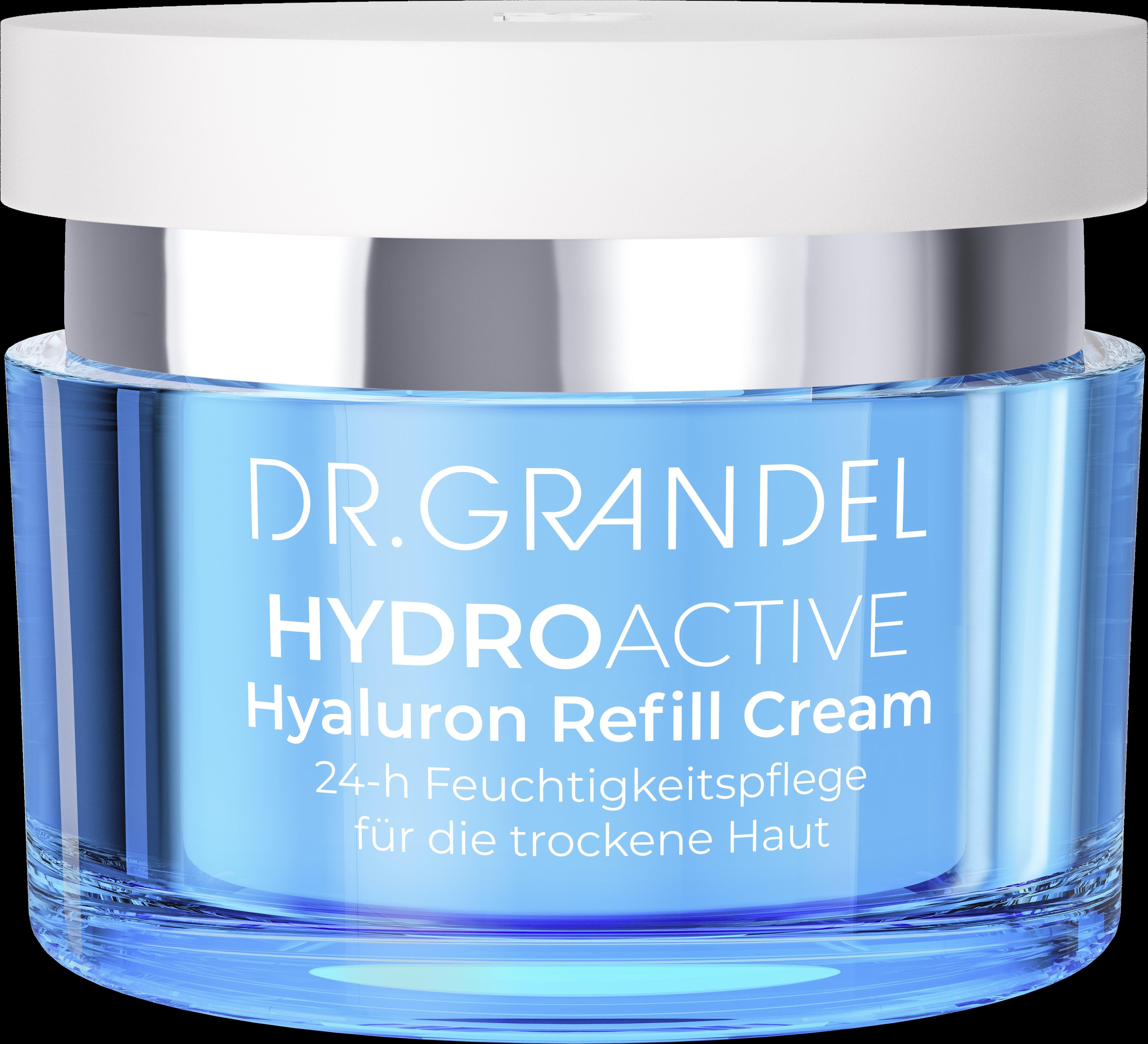 Dr. Grandel Hydro Active Hyaluron Refill Cream 50 ml 24-h-Pflege mit Falten-Füller-Effekt - kosmetikkaufen.shop