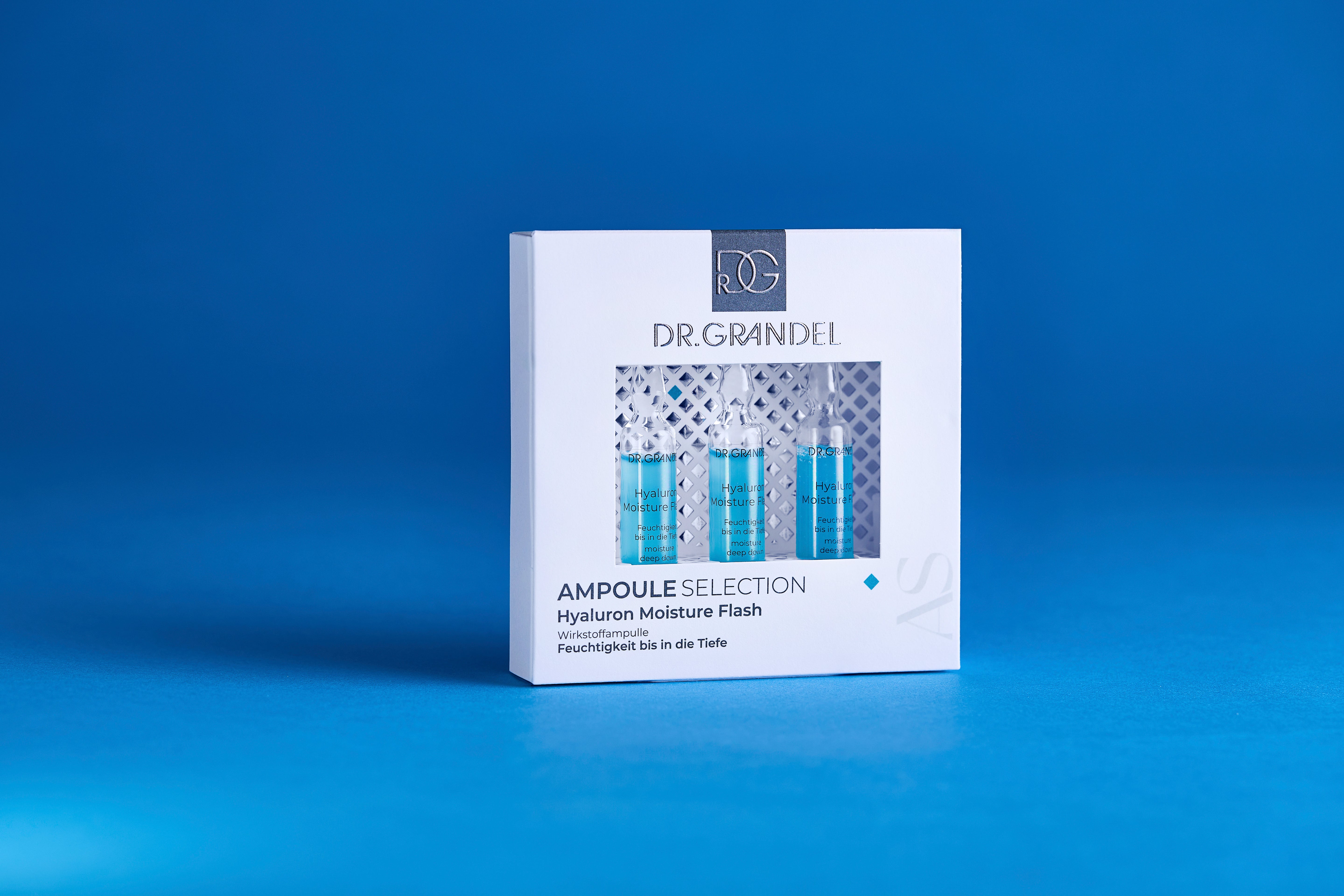 Dr. Grandel Hyaluron Moisture Flash Wirkstoffampullen 3 x 3 ml Feuchtigkeit bis in die Tiefe