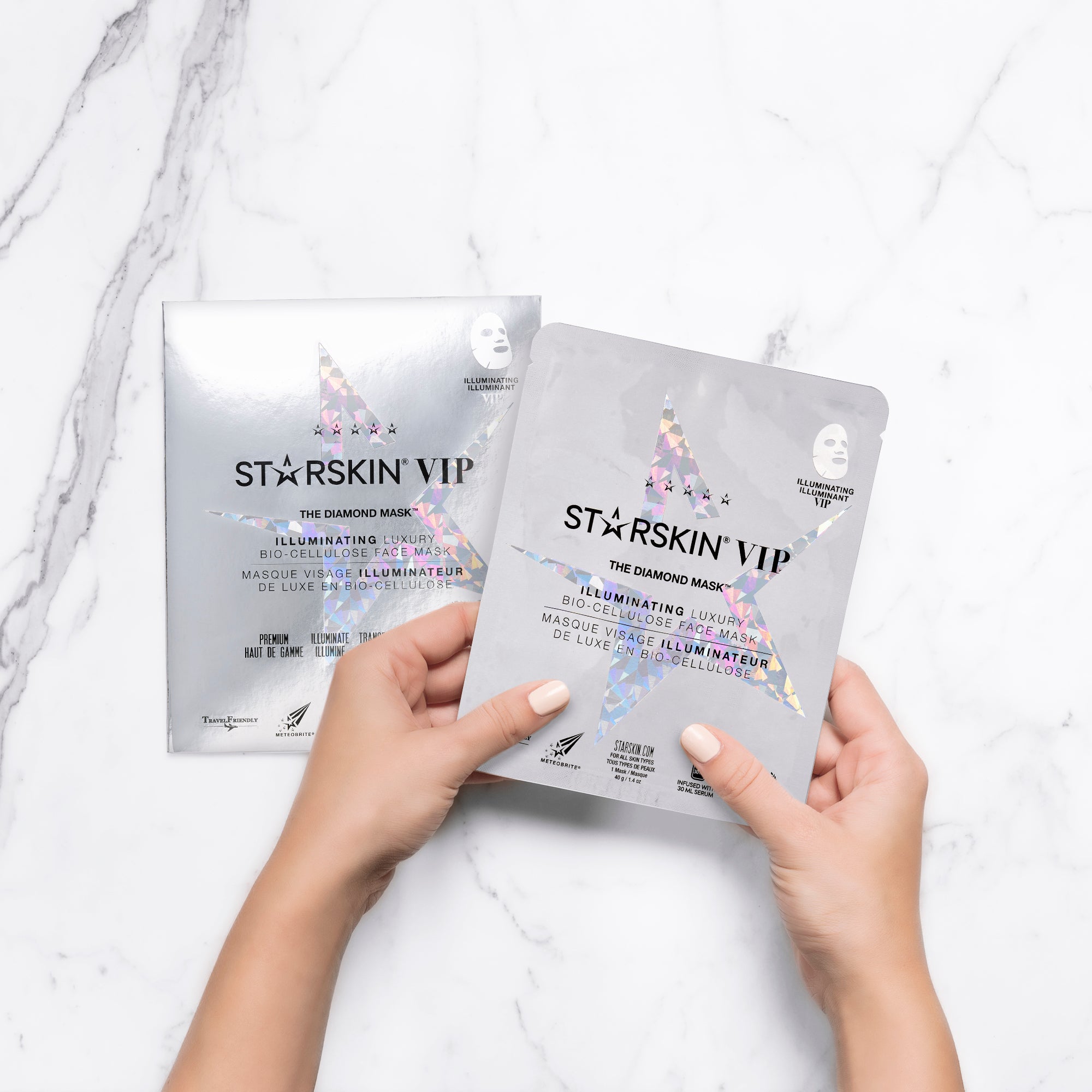 Starskin THE DIAMOND MASK™ VIP - Kokos-Bio-Cellulose Maske bringt die Haut zum strahlen - kosmetikkaufen.shop