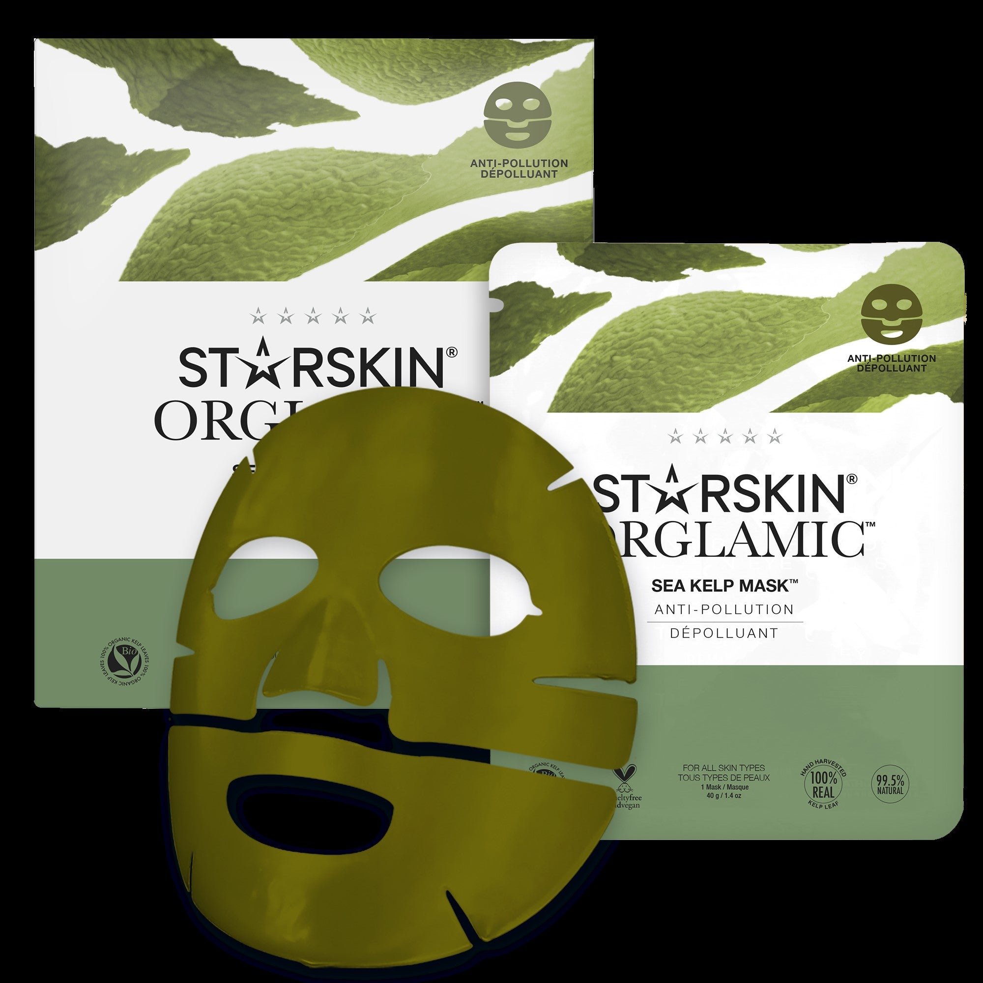 Starskin ORGLAMIC™ Sea Kelp Mask™ - kärende Maske mit Seetang gegen Umwelteinflüsse - kosmetikkaufen.shop