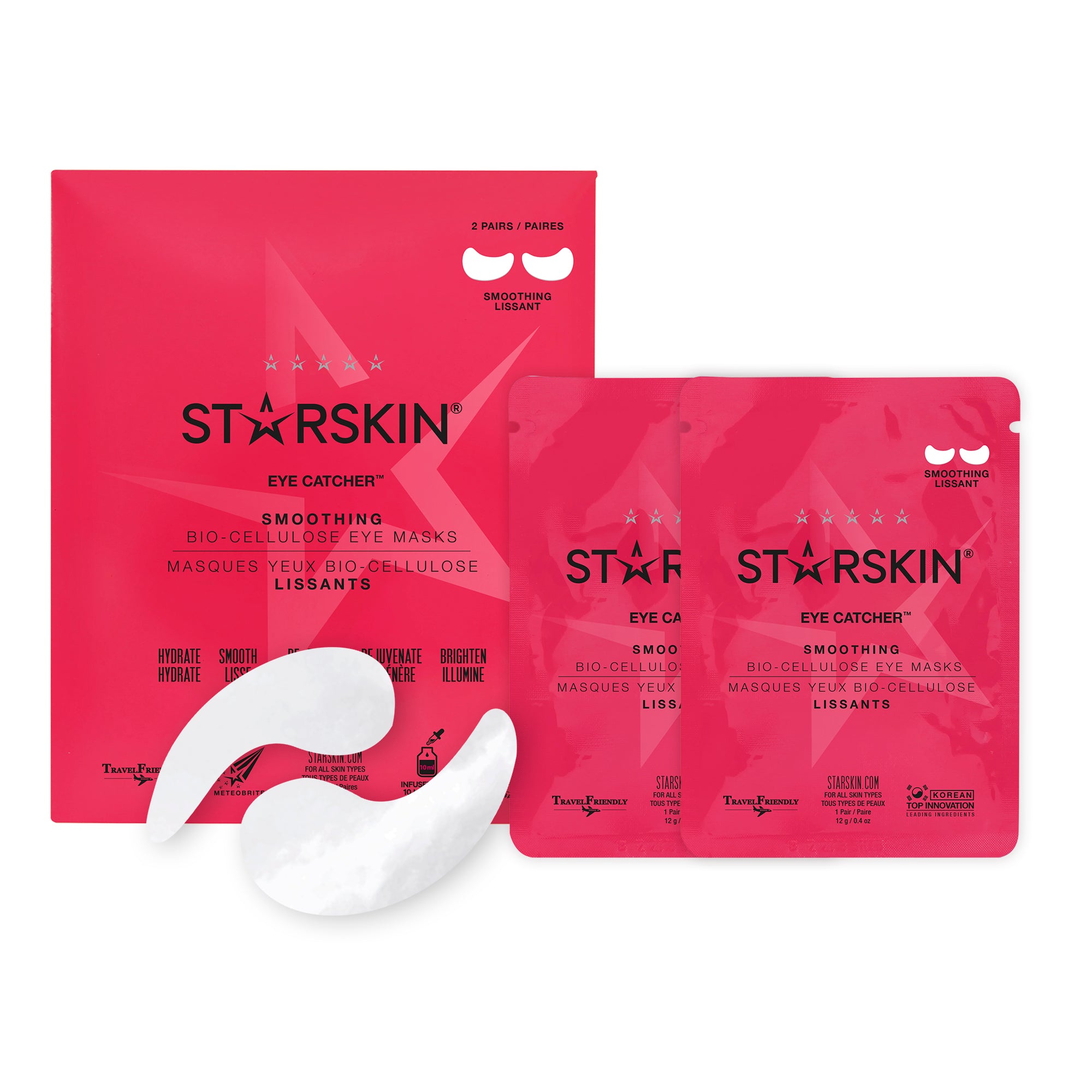 Starskin EYE CATCHER™ - glättende Bio-Cellulose-Augenmaske - enthält 2 Treatments - kosmetikkaufen.shop