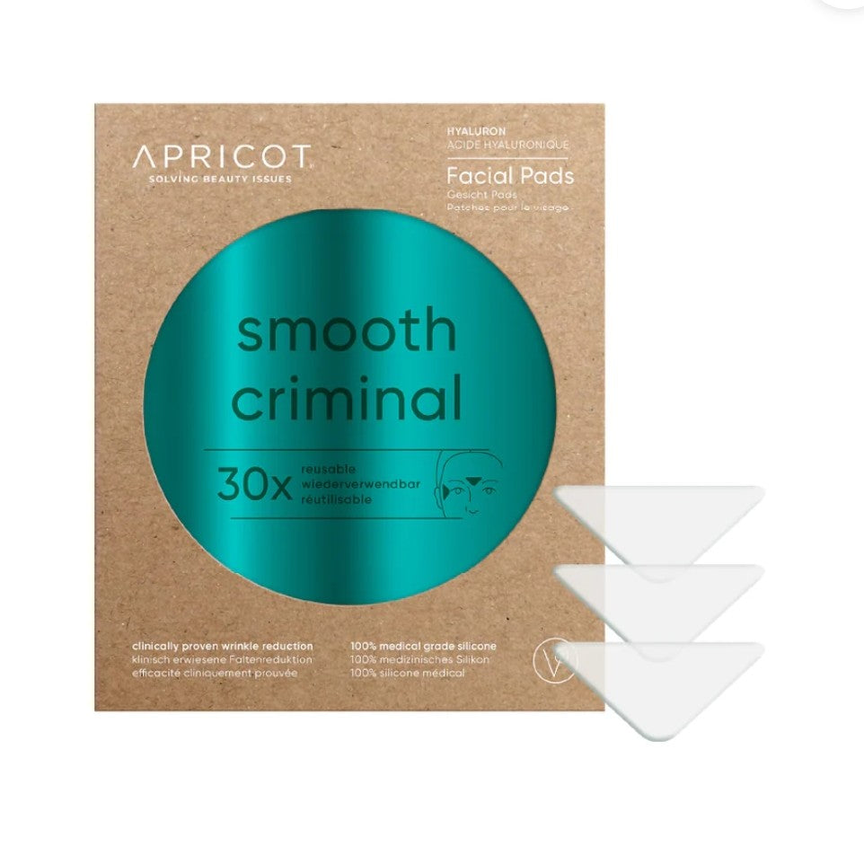 Apricot "smooth criminal" Gesichts-Pads mit Hyaluron bis zu 30 Mal wiederverwendbar