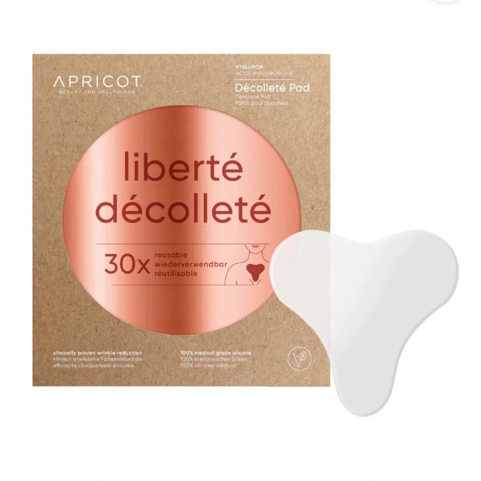 Apricot "liberté decollté" Dekolleté Pad mit Hyaluron bis zu 30 Mal wiederverwendbar