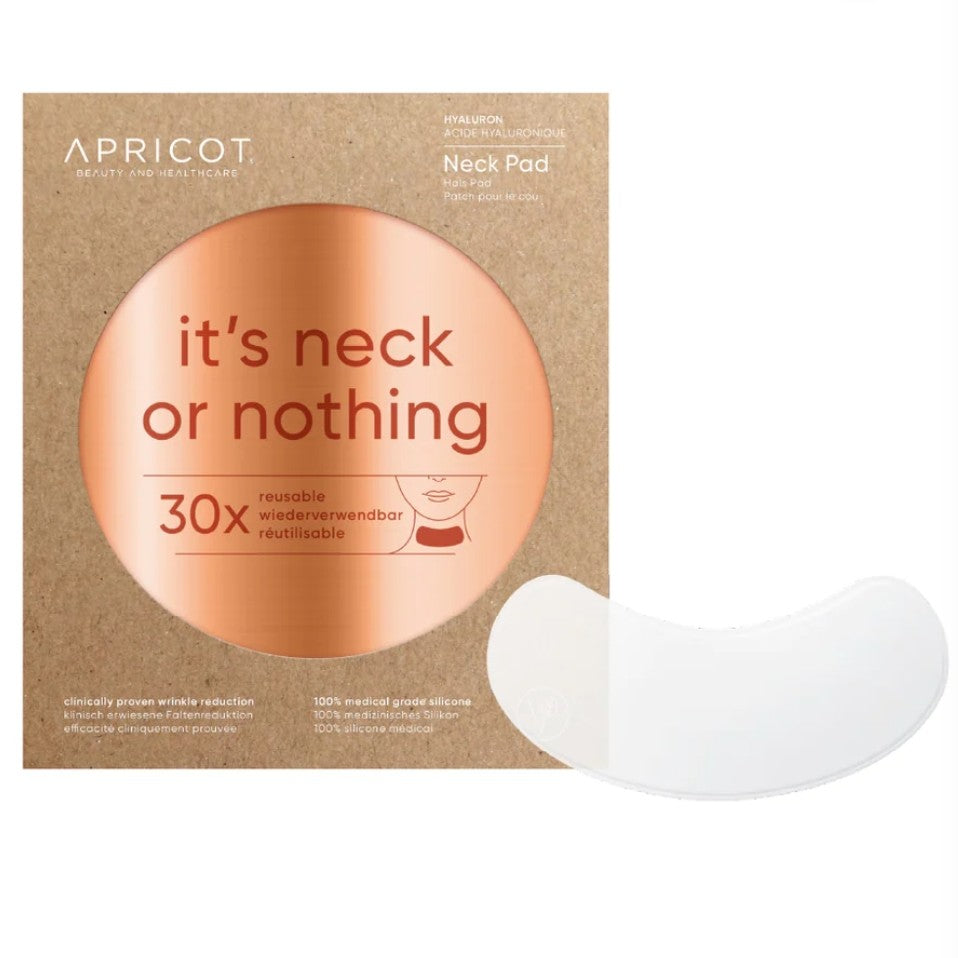 Apricot "it's neck or nothing" Hals Pad mit hyaluron bis zu 30 Mal wiederverwendbar