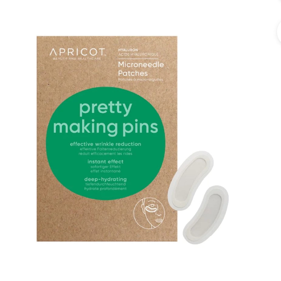 Apricot "pretty making pins" Microneedle Patches mit Hyaluron