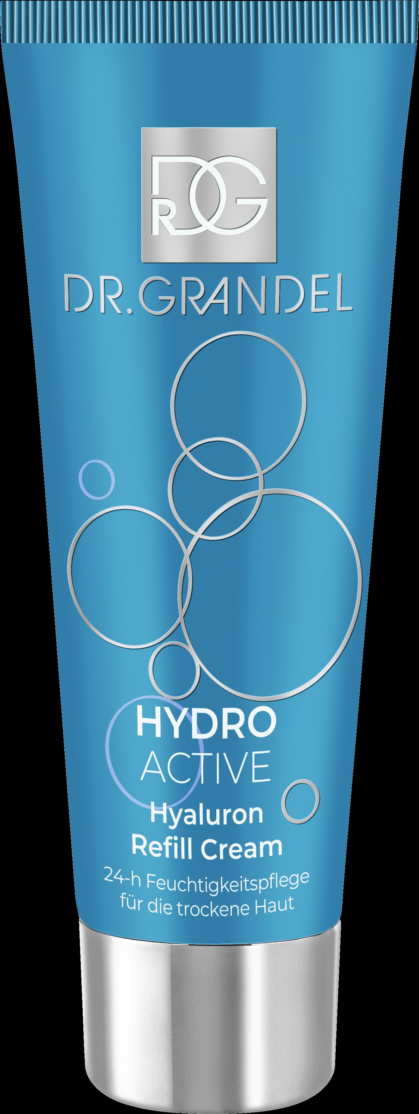 Dr. Grandel Hydro Active Hyaluron Refill Cream 75 ml 24-h-Pflege mit Falten-Füller-Effekt