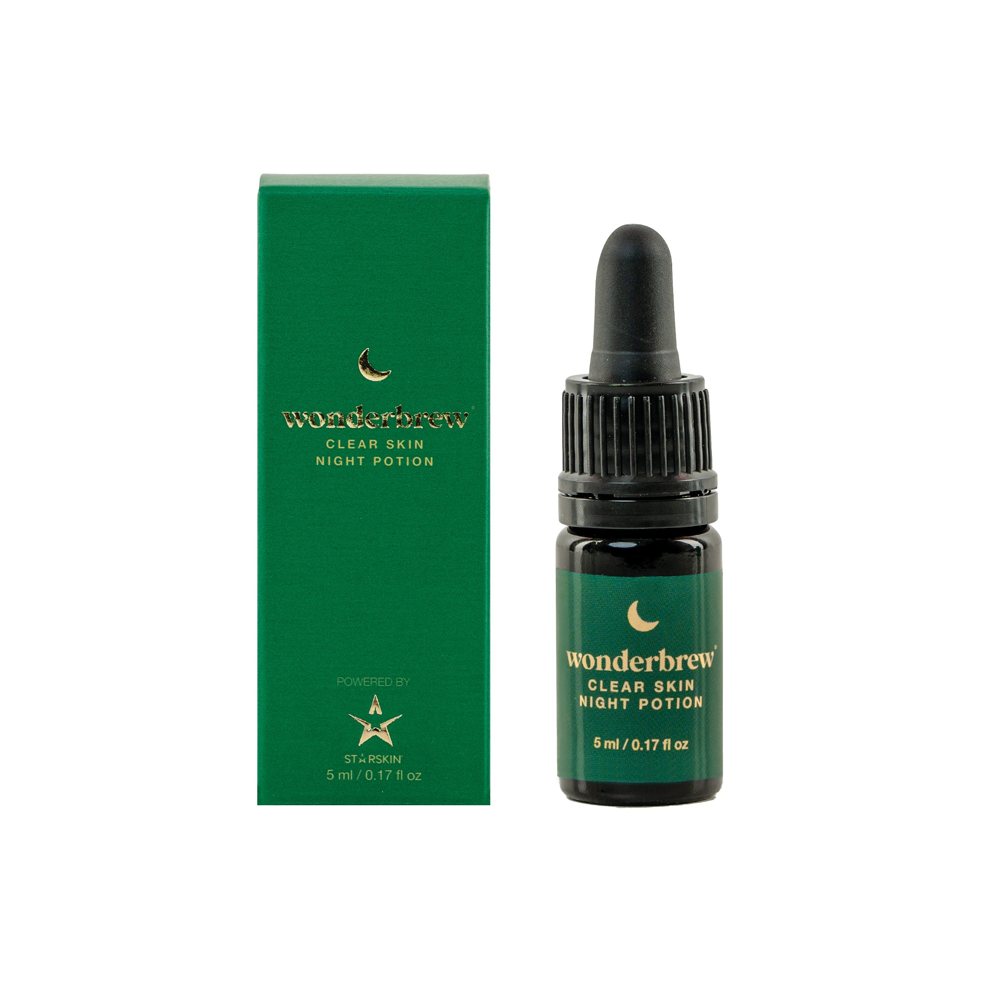 Wonderbrew powered by Starkin - Clear Skin Night Serum 5 ml - kosmetikkaufen.shop